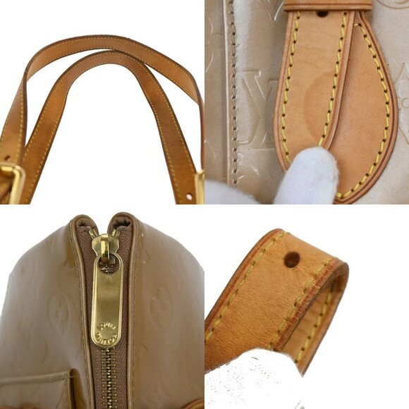 LOUIS VUITTON Rosewood Avenue Shoulder Bag Monogram Vernis Beige 318-082025 - Picture 9 of 16